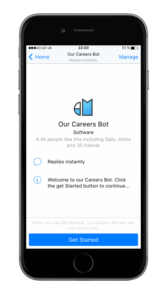 Talent Bot from Careers Fox